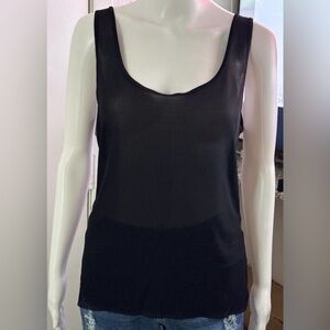 Zara Black Sleeveless Tank Top